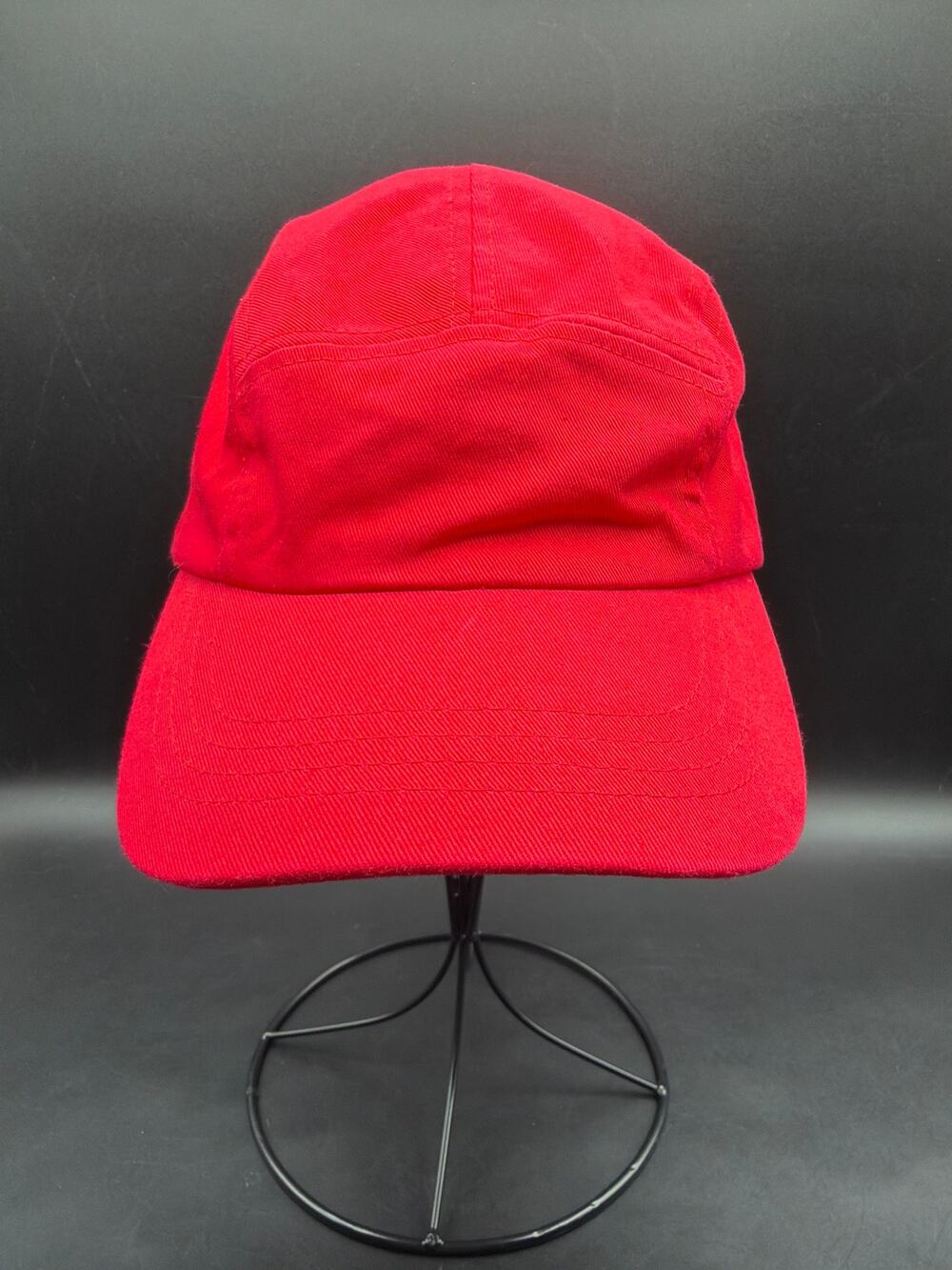 Faded Glory Red Adjustable Baseball Cap Adult Dad Hat Solid Cotton Casual Unisex